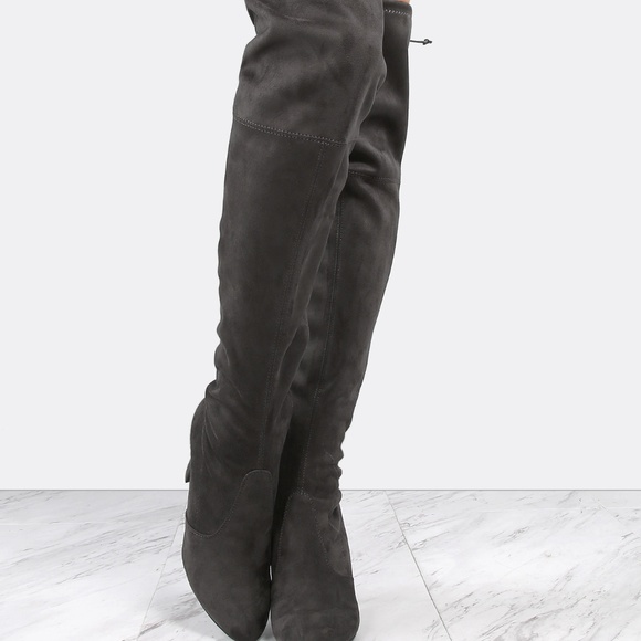 Chunky Tie Up Boots - Picture 2 of 4